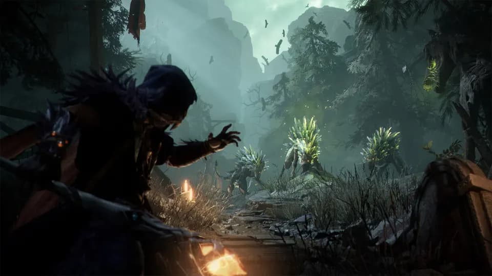 Hooded Shadowstrix approaching enemies from concealment